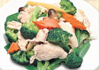 Sliced Chicken with Mixed Vegetables
